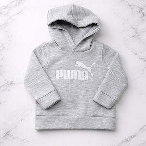 PUMA Kids Light Gray Hoodie